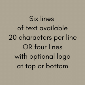 8 x 8 text only