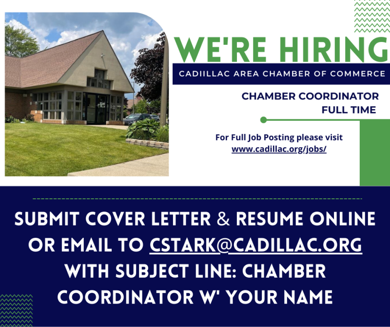 JOBS Cadillac Area Chamber of Commerce